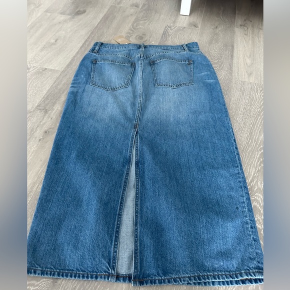 NWT Madewell midi Jean skirt - Picture 10 of 10